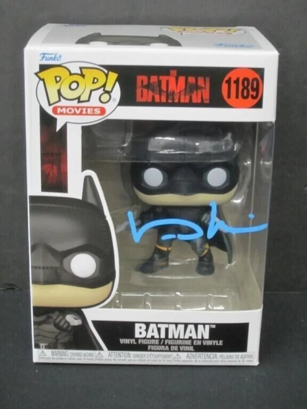 Val Kilmer signed Funko Pop! Vinyl: DC Universe - Batman #1189 w/COA - Picture 1 of 2